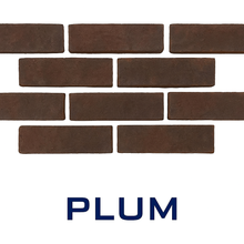 Load image into Gallery viewer, Thin Brick Veneer- Extruded Wirecut Collection- Plum