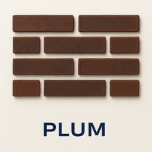 Load image into Gallery viewer, Thin Brick Veneer- Extruded Wirecut Collection- Plum