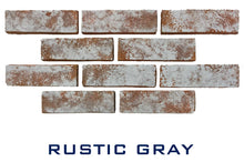 Load image into Gallery viewer, Thin Brick Veneer - Artisanal Collection - Rustic Gray