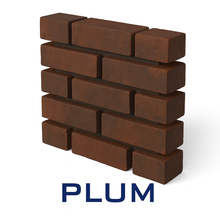 Load image into Gallery viewer, Thin Brick Veneer- Extruded Wirecut Collection- Plum
