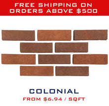 Load image into Gallery viewer, Thin Brick Veneer - Artisanal Collection - Colonial
